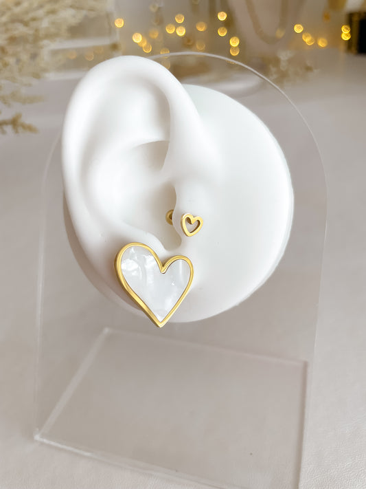 Pretty Hearts Studs